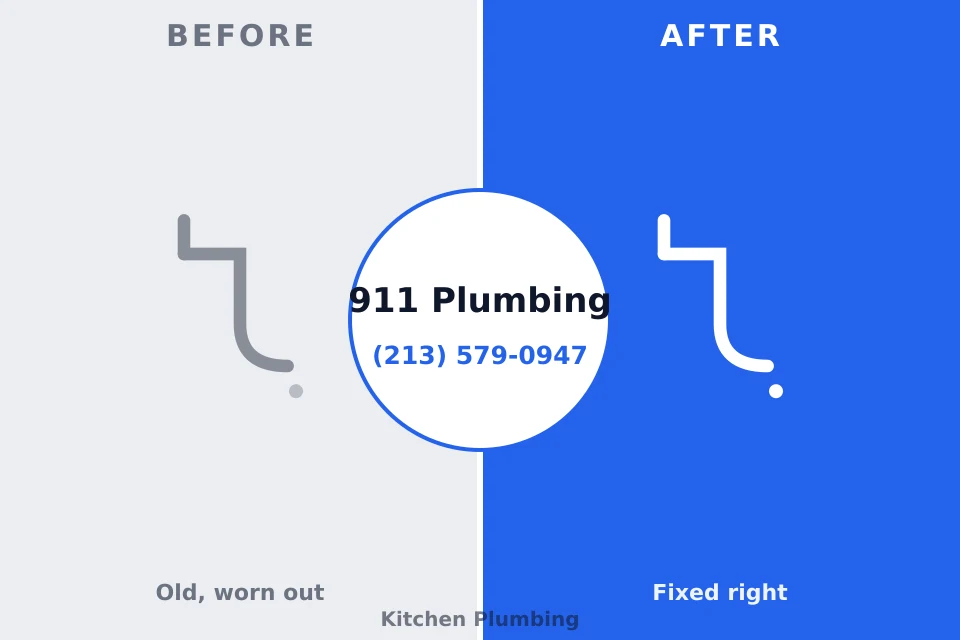 Before and after: plumbing company Port St. John, FL